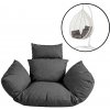 Vankúš na kreslo sivý