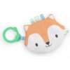 Ingenuity hračka plyšová na C krúžku Crinklet líška Kitt 14x1x13 oranžová