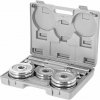 Súprava na cvičenie HMS STC-15 Chrómovaný činkový set v kufri 15 kg (17-6-030)