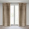 Hotový záves MELANIE tmavobéžový - na háčikoch