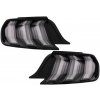 KITT Full LED Taillights suitable for Ford Mustang VI S550 (2015-2019) Smoke Clear with Dynamic Sequential Turning Lights