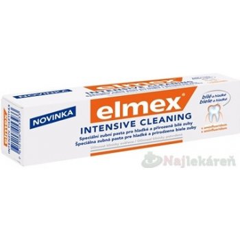 Elmex Intensive Cleaning zubná pasta pre hladké a přirozeně bílé zuby 50 ml