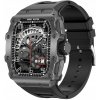 Smart hodinky Sensorr S-K65SS Pánske SmartWatch hodinky s volaním a Baterka čierne