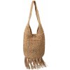 Clayre & Eef Hnedá plážová taška kabelka so strapcami Beach Bag - 35*17*35 cm - Clayre & Eef
