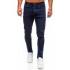 Tmavomodré pánske slim fit rifľové nohavice Bolf 6785