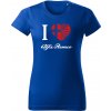 T-ričko I Love Alfa Romeo dámske tričko Farba trička: Kráľovská Modrá, Farba potlače: Biela, Veľkosť: XXL
