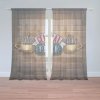 Sablio Záclony Seriál přátelé CENTRAL PERK Cihly: 2ks 150x250cm