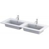 Oristo Joy umývadlo 120x46.5 cm obdĺžnik umývadlo na nábytok biela UME-JO-120-91-D
