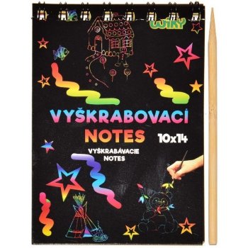 Vyškrabovací notes 10x14cm 10listov