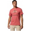 Pánske tričko Columbia CSC™ Seasonal Graphic Tee Veľkosť: L / Farba: červená