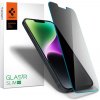 Spigen Glas.tR Slim Tvrdené sklo Privacy pre iPhone 13 / iPhone 13 Pro / iPhone 14 / iPhone 16e – privátne