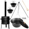Perfect Home Kotlíková súprava 10,8L so servírovacími kotlíkmi 0,8L, 7ks