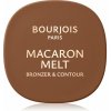 Bourjois Macaron Melt Bronzer & Contour bronzer a kontúrovací púder 2 v 1 odtieň 03 Caramel Macchiato 5 g