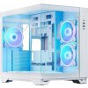 CHIEFTEC Visio / ATX / dvoukomorová / 6x120mm ARGB fan / 2xUSB 3.0 / USB-C / tvrz.sklo / bílá