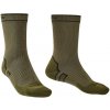 Nepremokavé ponožka Bridgedale Storm Sock MW Boot Khaki S (36-39 EU)