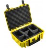 BW OUTDOOR CASES TYPE 1000 YEL RPD (DIVIDER SYSTEM) - B&W International Type 1000