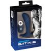 You2Toys Vibračný análny kolík s diaľkovým ovládaním 10 režimov 12 cm silikónový čierny