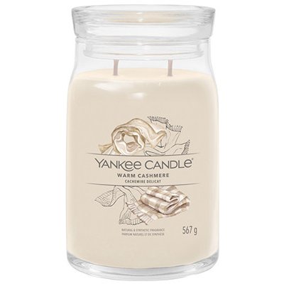 Yankee Candle Warm Cashmere votivní svíčka ve skle 37 g