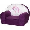 Detské kresielko Poník - Fialová