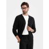 Pánsky kardigán na gombíky V2 SWCD-0126 čierny