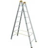 Rebrík ALVE FORTE PROFI PLUS 8910, 2x10, štafle, dvojitý 