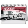 Kalendár 2026 S VEĽKÝMI PÍSMENAMI, stolový, týždenný, riadkový, 33 listov, 230 x 140mm