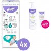 4x Bella Happy 6 JUNIOR EXTRA Big Pack 15+kg, 48ks + Kozmetika Bella Happy