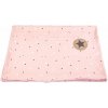 LITTLE ANGEL Deka dvojitá tenká BIO Outlast® 70x100cm sv.ružová hviezdičky/ružová baby