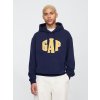 GAP Oversize mikina s logom Tmavomodrá L Tmavomodrá Tmavomodrá