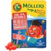 Mollers Omega 3 Želé rybičky 45 ks malinová příchuť