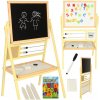Obojstranná tabuľa na písanie + hodinky + počítadlo - 30 x 56 x 90 cm