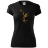 Volejbal zlatá - Dámske Fantasy športové (dresovina) - XL ( Čierna )