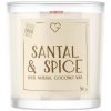 Goodie Sviečka s dreveným praskajúcim knôtom – Santal & Spice 50 g