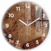 Nástenný hodinový strojček Wallfluent hnedý 60 cm