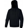 DELTA AREZZO / Unisex mikina s kapucňou a vystužením lakťov - čierna XL