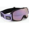 Lyžiarske okuliare UVEX Xcitd CV black matt/mirror lavender yellow