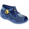 Befado detské papuče na zapínanie modré, veľkosť 19