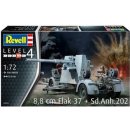 Revell Plastic ModelKit military 03325 8 8 cm Flak 37 + Sd.Anh.202 18-03325 1:72