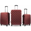 Aga Travel Sada cestovných kufrov MR4655 Ružová 93+63+33 l