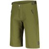 SCOTT Cyklistické nohavice krátke bez trakov - TRAIL FLOW PRO - zelená 2XL