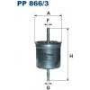 FILTRON Palivový filter PP866/3