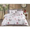 Vianočné obliečky bavlna Klaudia 240x200/2x70x90 cm