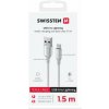 Swissten 71523310 USB / Lightning, 1,5m, bílý