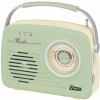 Sieťovo-batériové rádio AM, FM Eltra LUIZA model SP-11 mätová