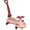 KIK Gravitačné vozítko s LED kolieskami – odrážadlo pre deti 3+ (ružové, do 65 kg)