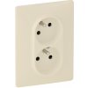 Legrand VALENA LIFE Zásuvka dvojnásobná s integrovanou prepäťovou ochranou III. stupňa béžová S753286
