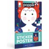 POPPIK Samolepkový plagát Kráľovná
