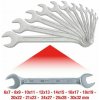 Sada obojstranných vidlicových kľúčov KS TOOLS 517.0125