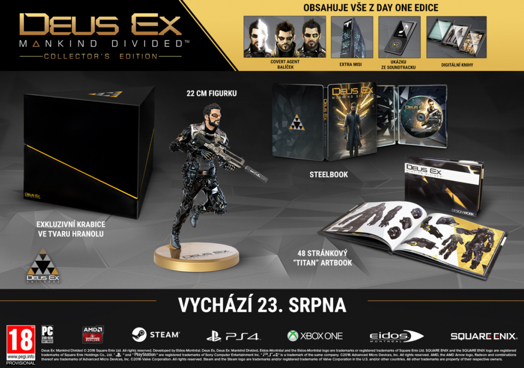 Deus Ex: Mankind Divided (Collector's Edition) od 89,9 € - Heureka.sk