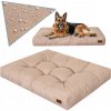 Matrac Pelech Pohovka Pelech pre veľkého psa Béžový XL 120x90 cm Hobbydog